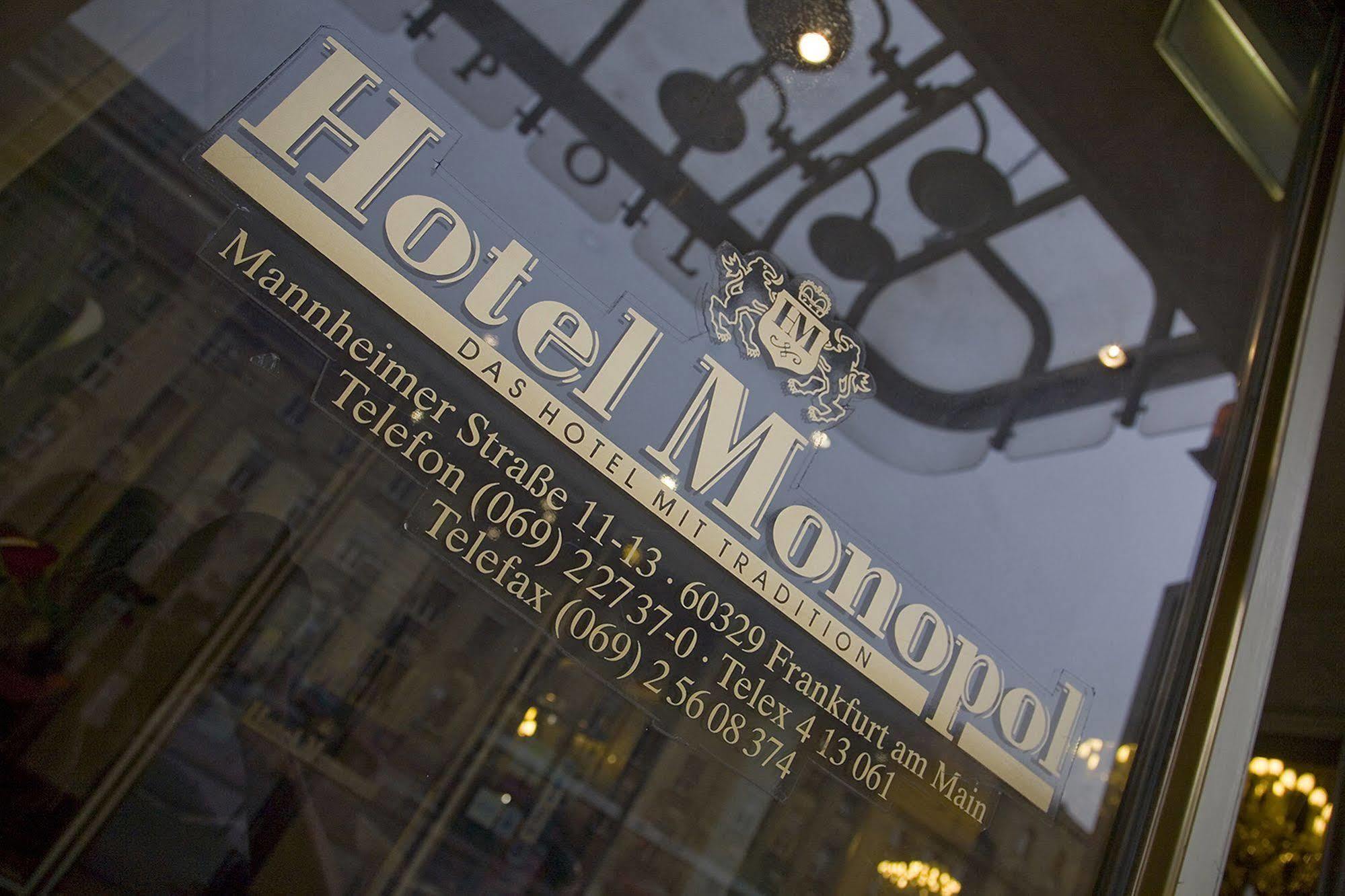 Hotel Monopol - Central Station Frankfurt am Main Exterior photo